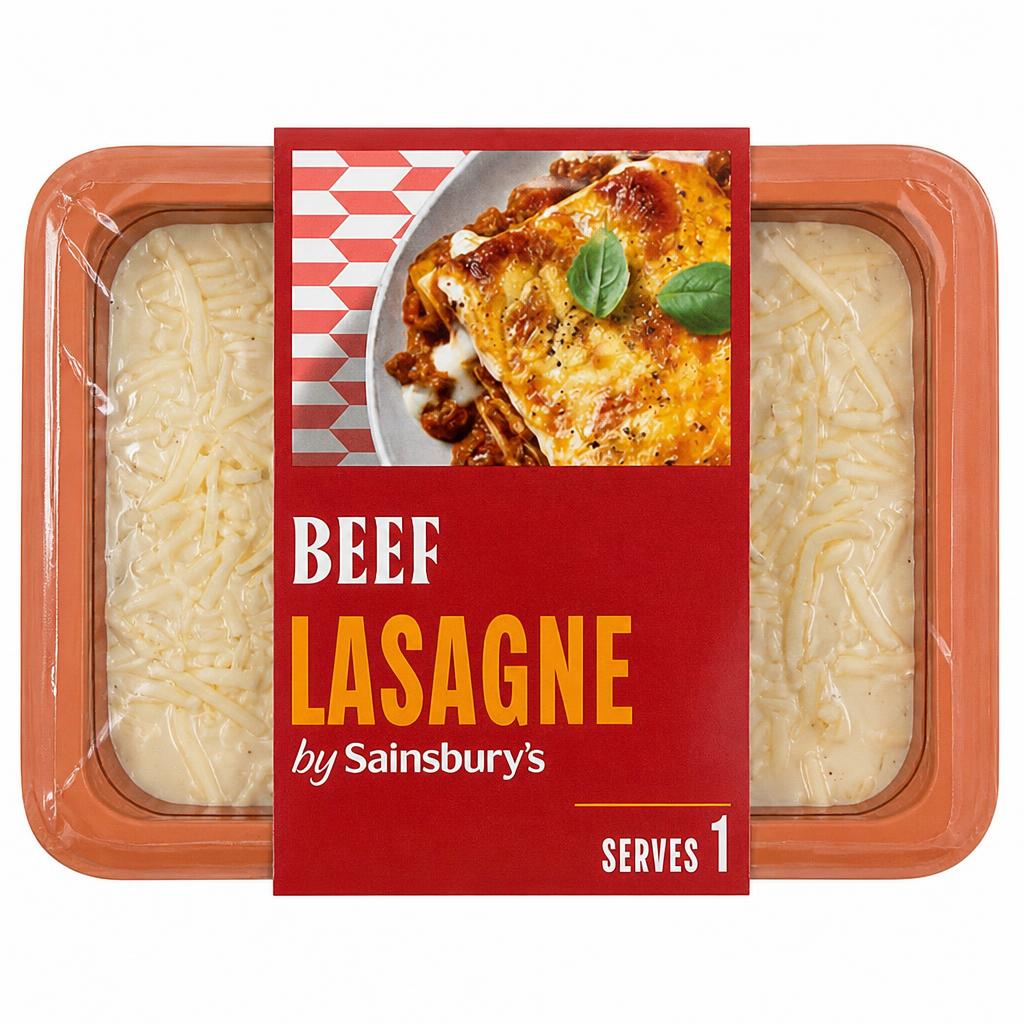 Sainsbury's Beef Lasagne Ready Meal For 1 400g