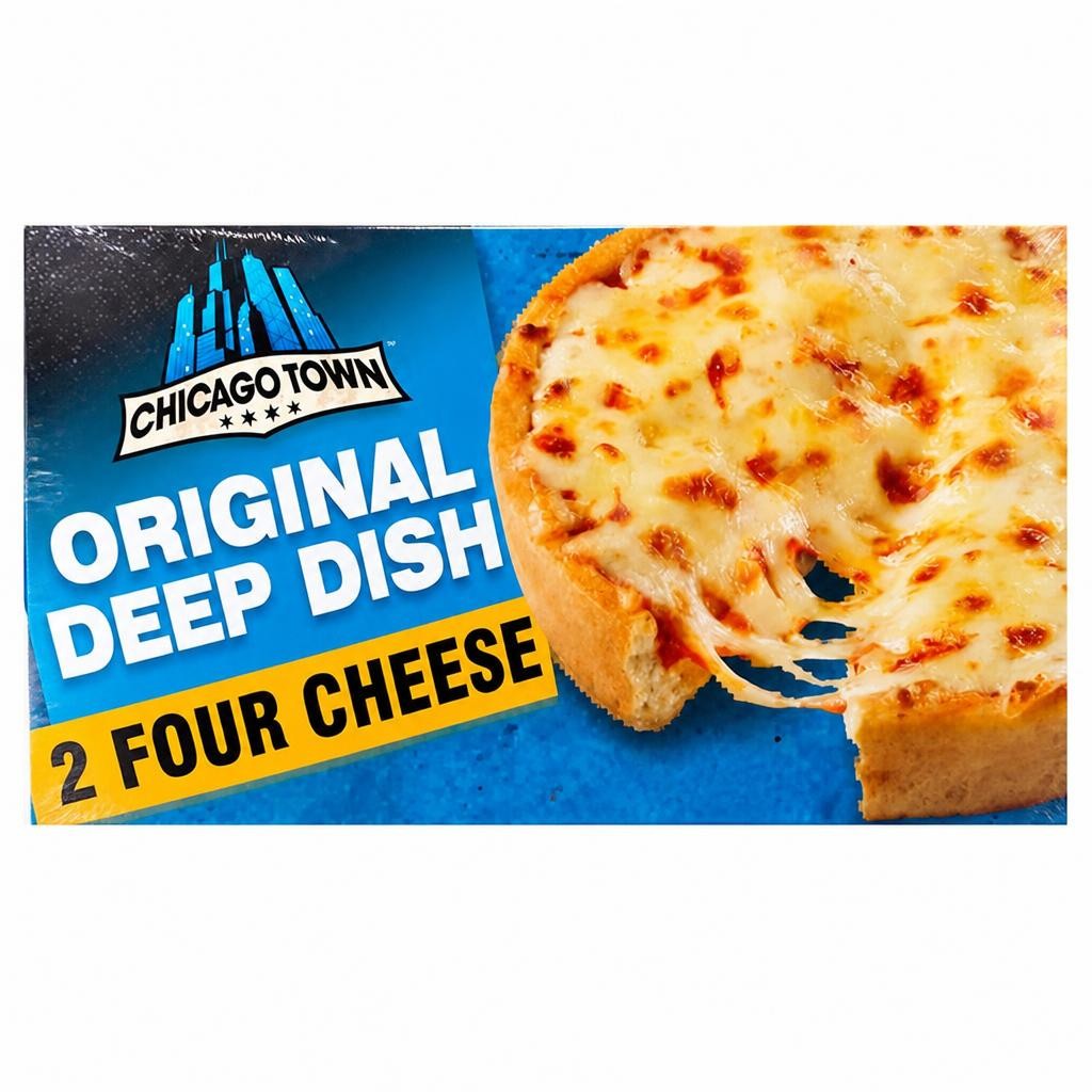 Chicago Town Deep Dish Four Cheese Pizzas x2 (310g)