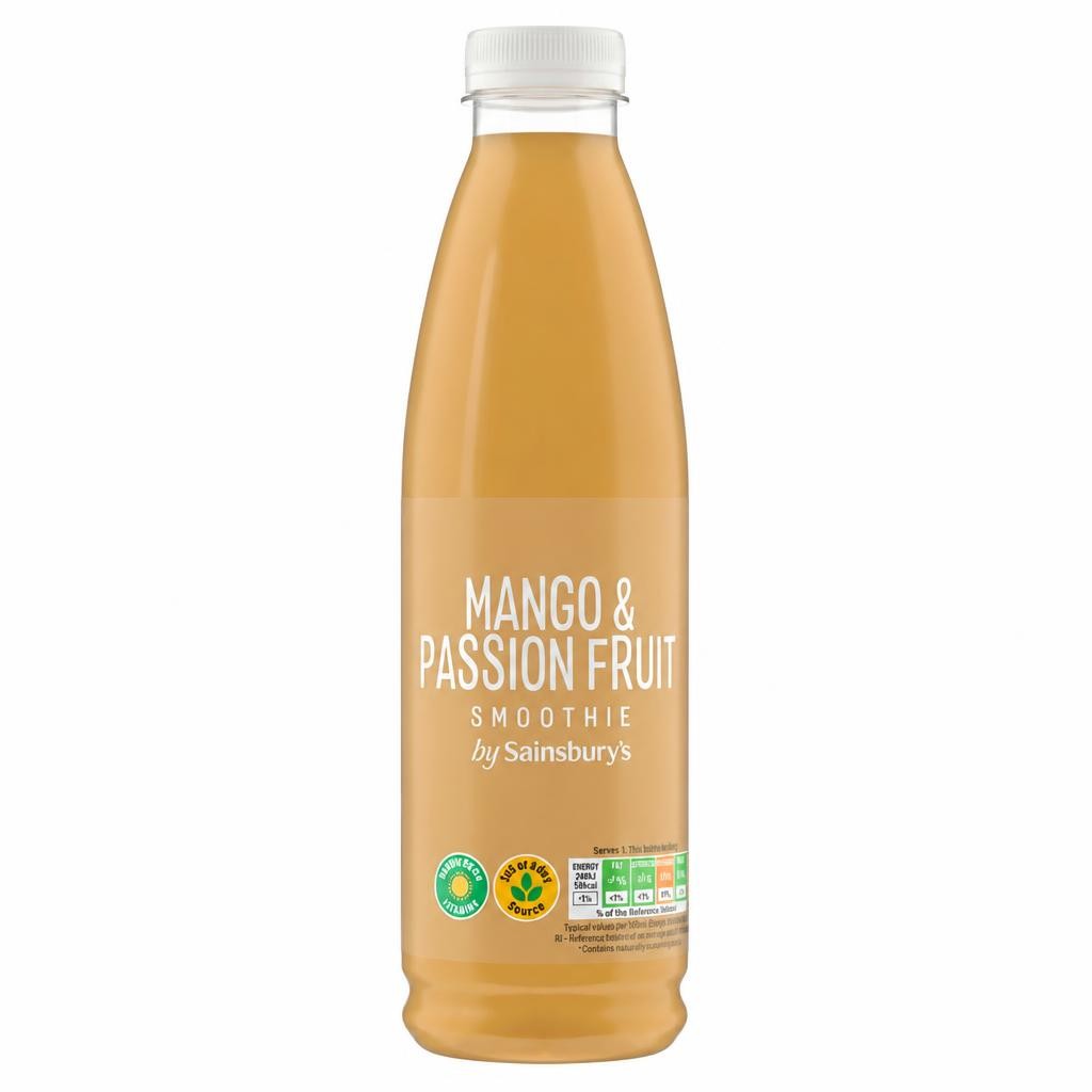 Sainsbury's Mango & Passionfruit Smoothie 750ml