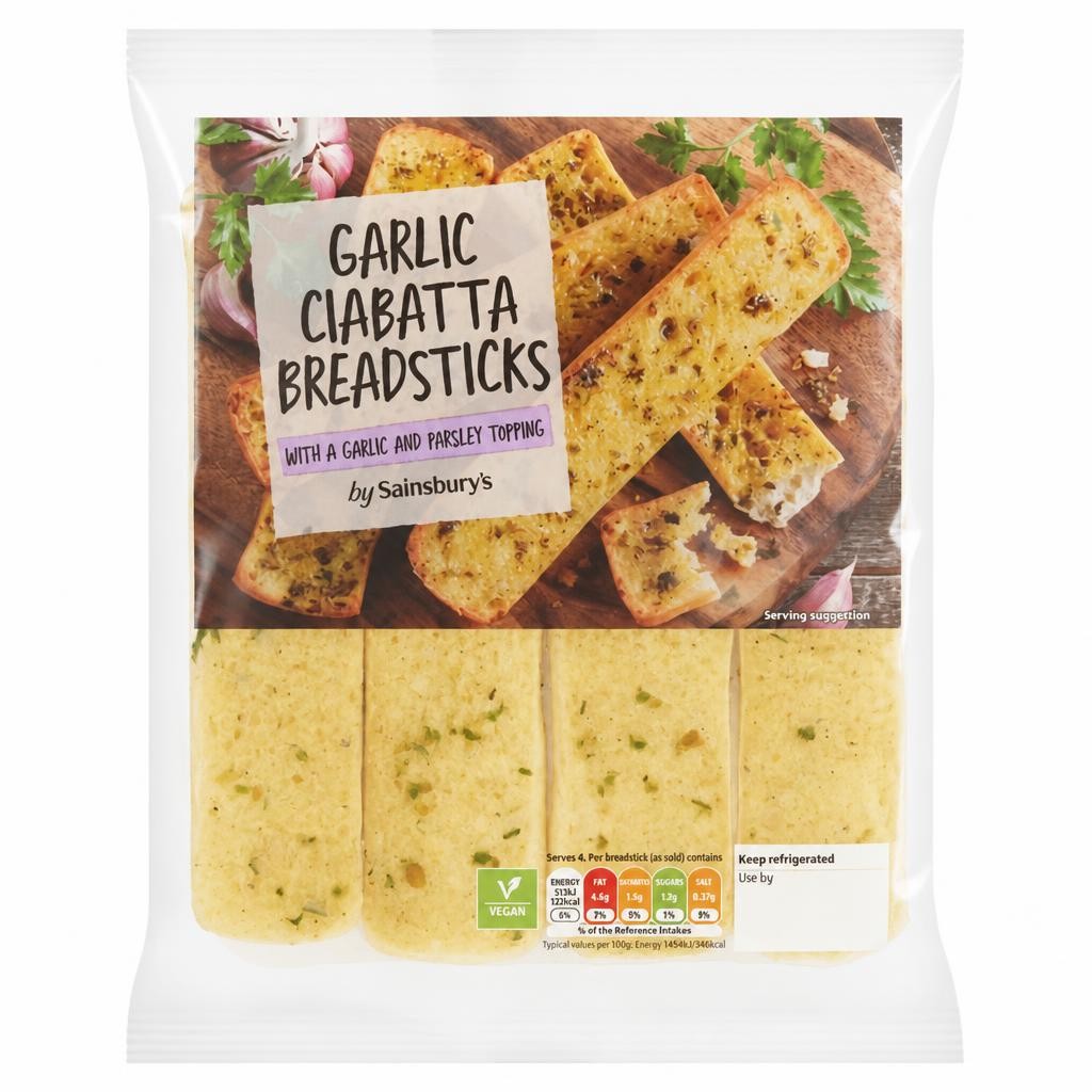 Sainsbury's Ciabatta Breadsticks 135g