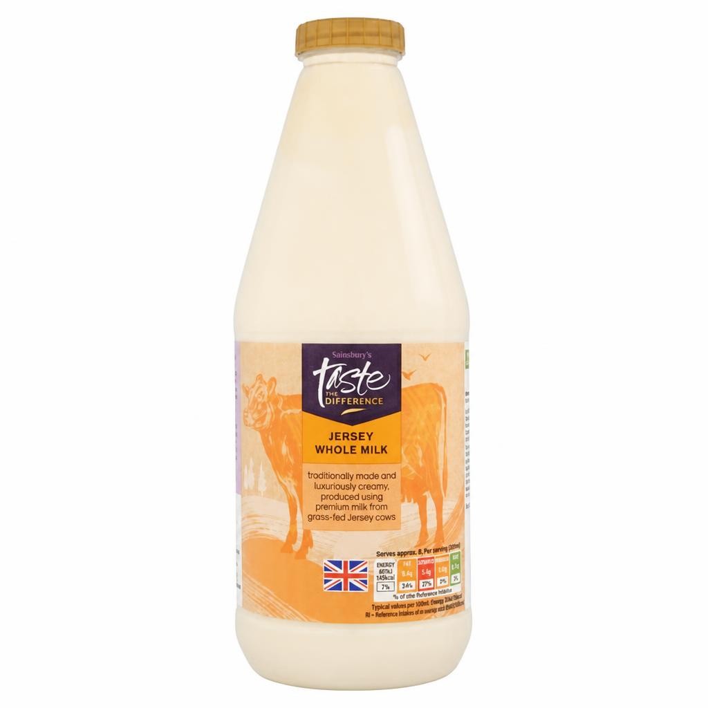 Sainsbury's Jersey Milk, Taste the Difference 1L