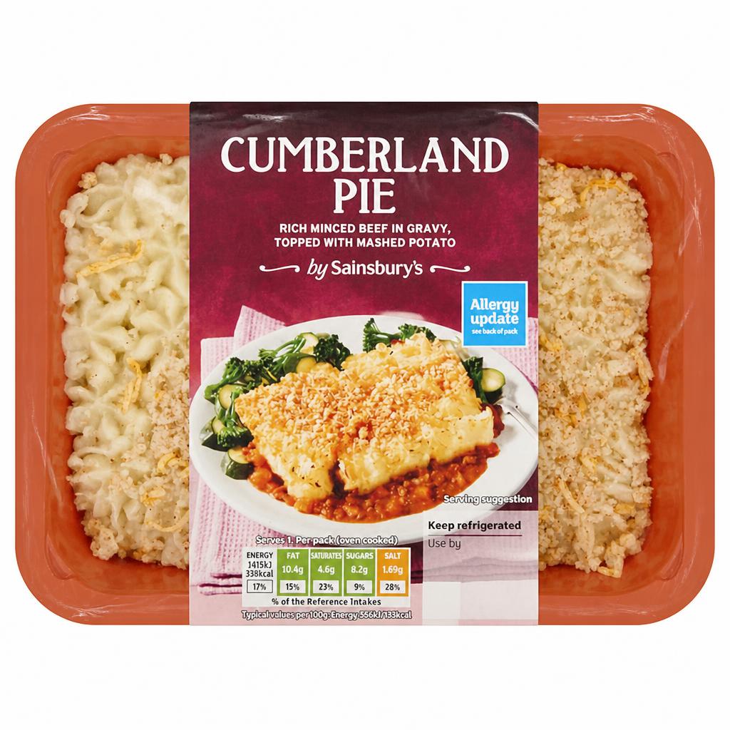 Sainsbury's Cumberland Pie 400g (Serves 1)