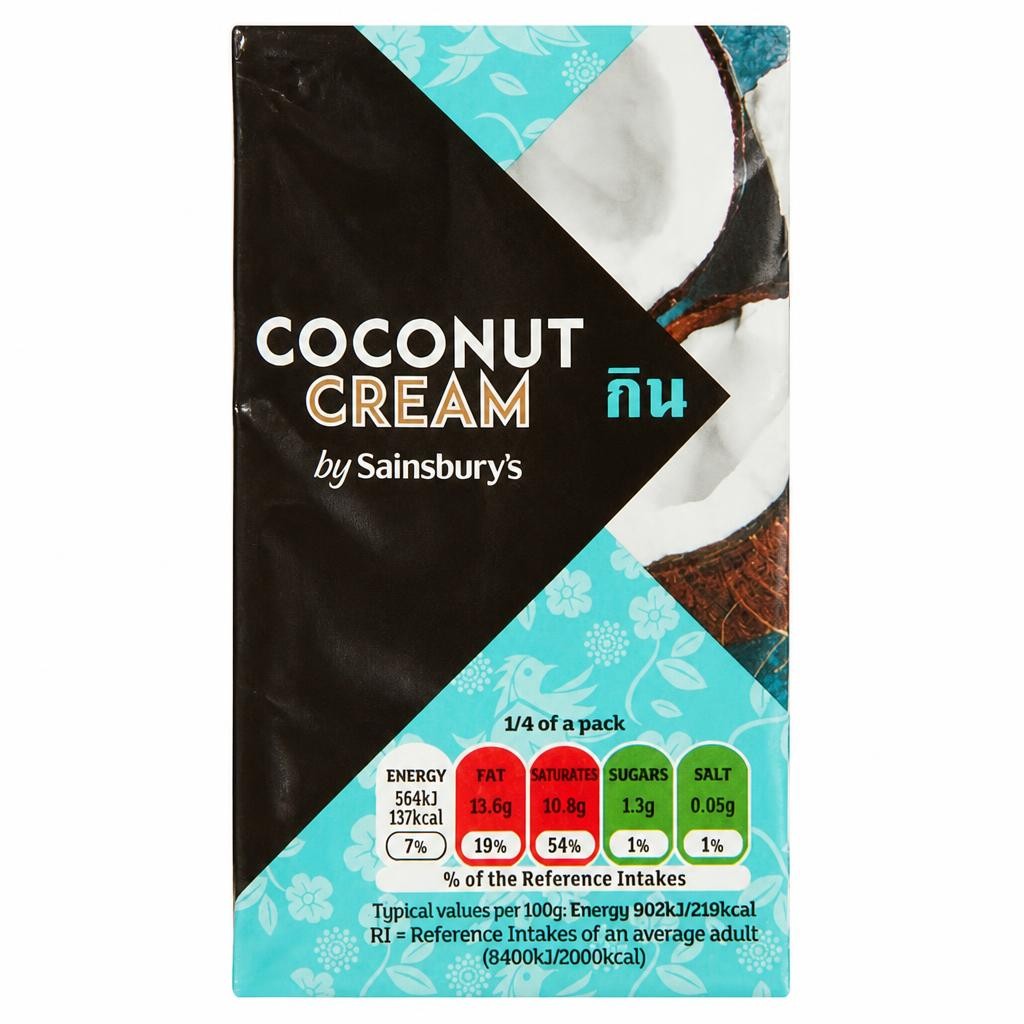 Sainsbury's Coconut Cream 250ml