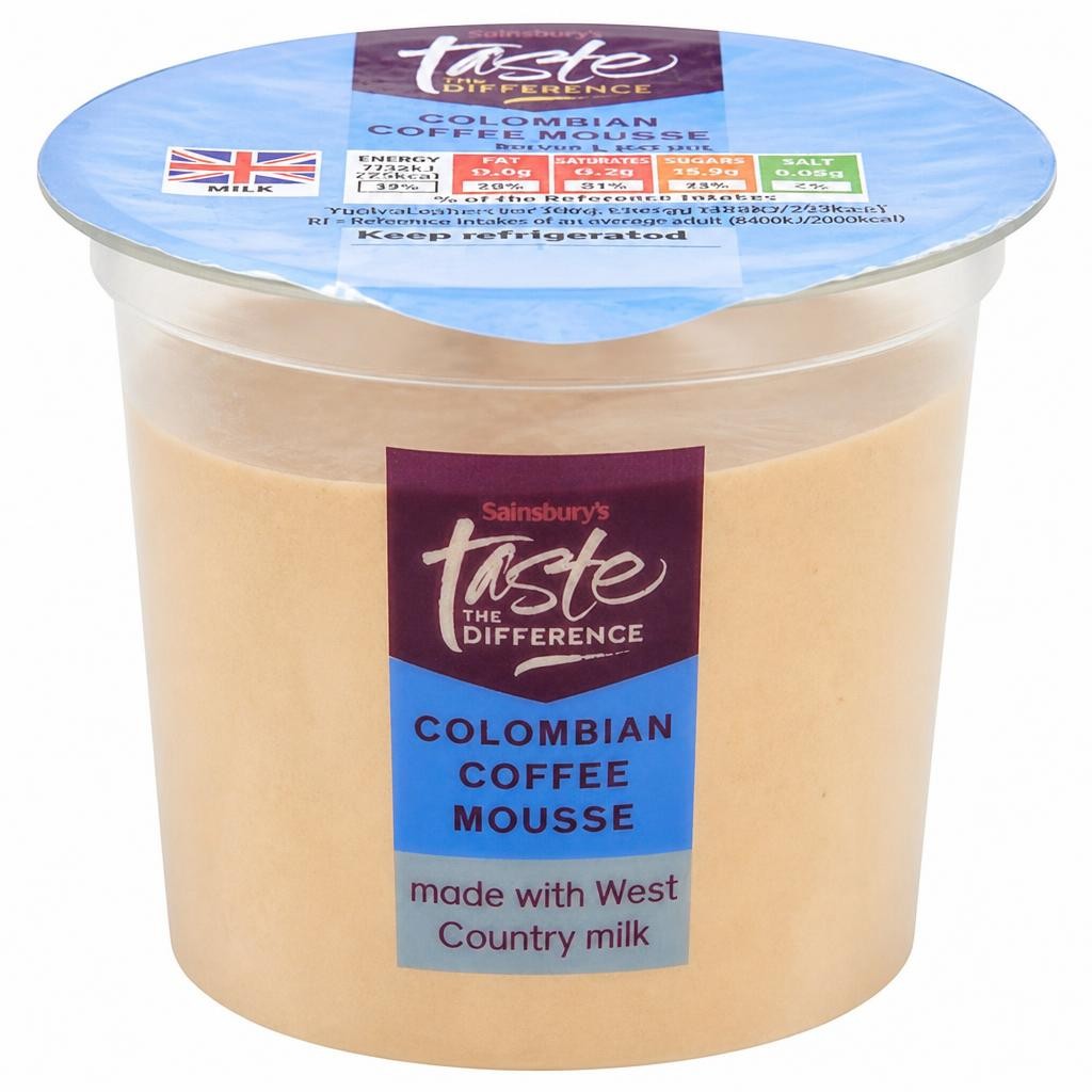 Sainsbury's Colombian Coffee Mousse, Taste the Difference 100g