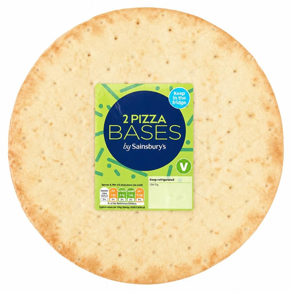 Sainsbury's Thin & Crispy 10" Pizza Base x2 260g