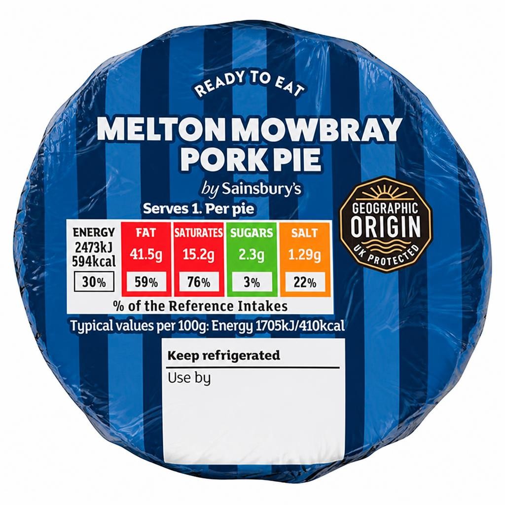 Sainsbury's Individual Melton Mowbray Pork Pie 145g