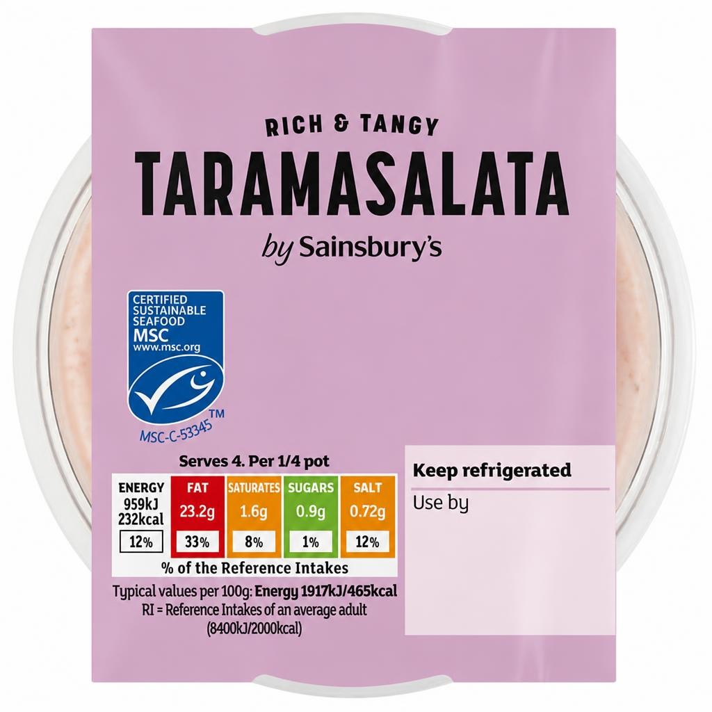 Sainsbury's Rich Taramasalata 200g