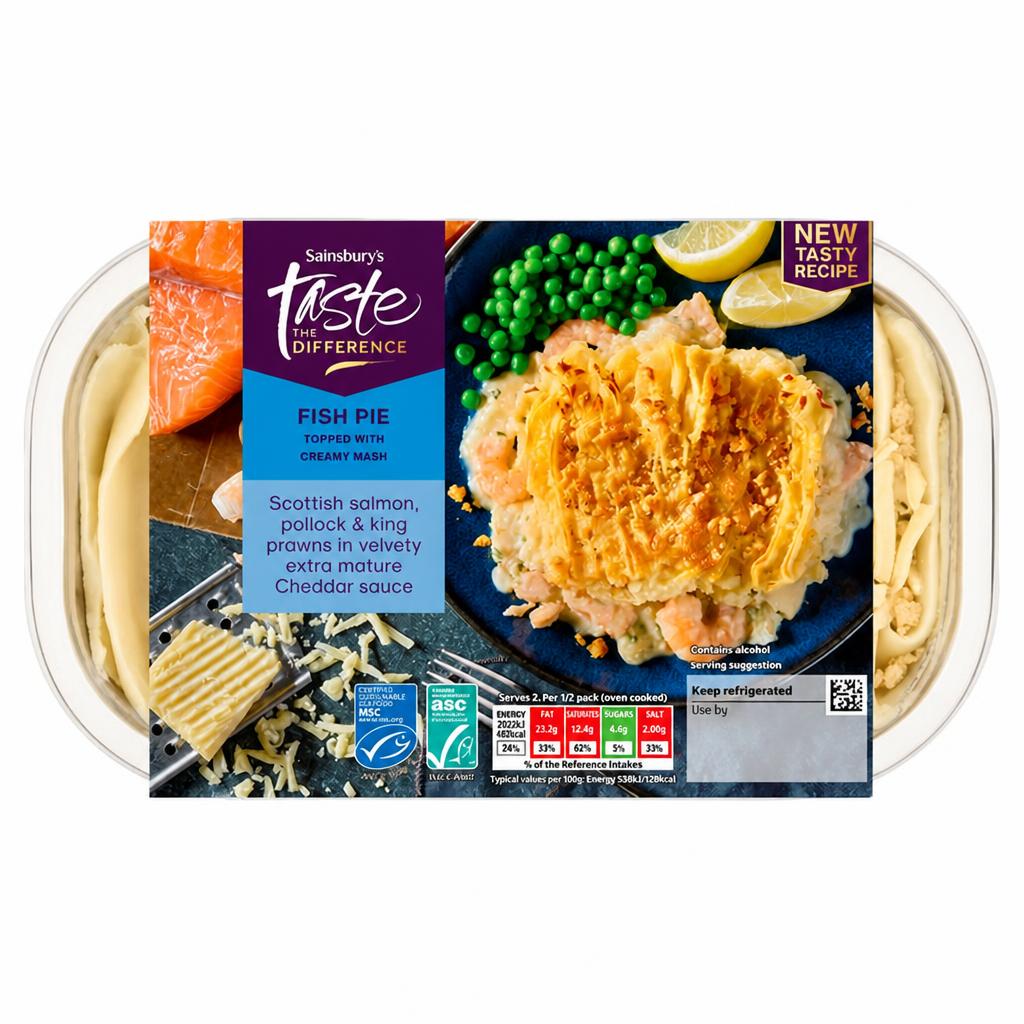 Sainsbury's Fish Pie, Taste the Difference 800g (Serves 2)