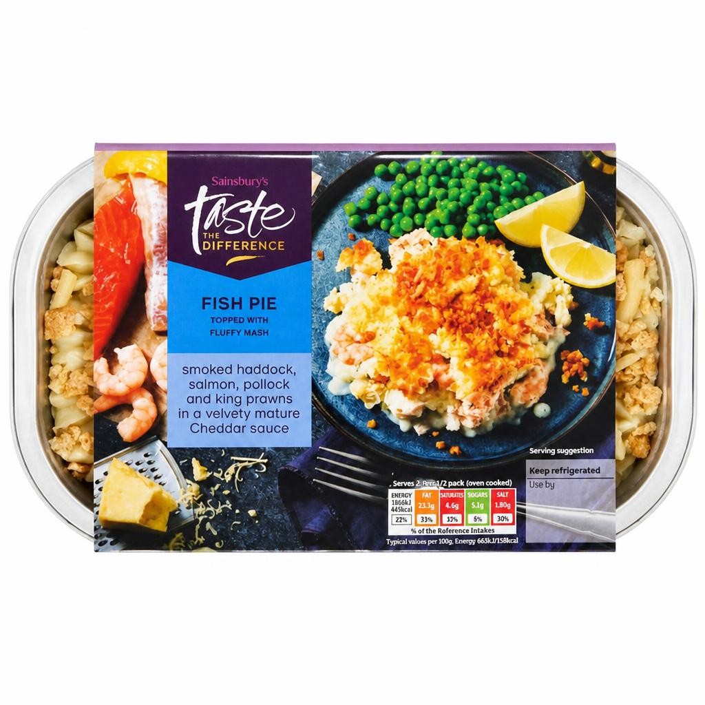 Sainsbury's Fish Pie, Taste the Difference 800g (Serves 2)