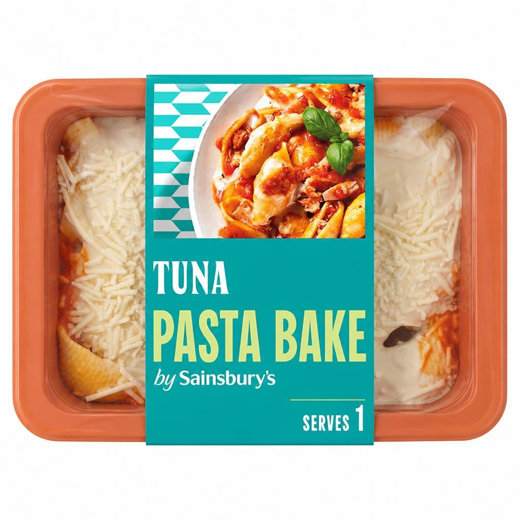 Sainsbury's Tuna Pasta Bake Melt Ready Meal For 1 400g