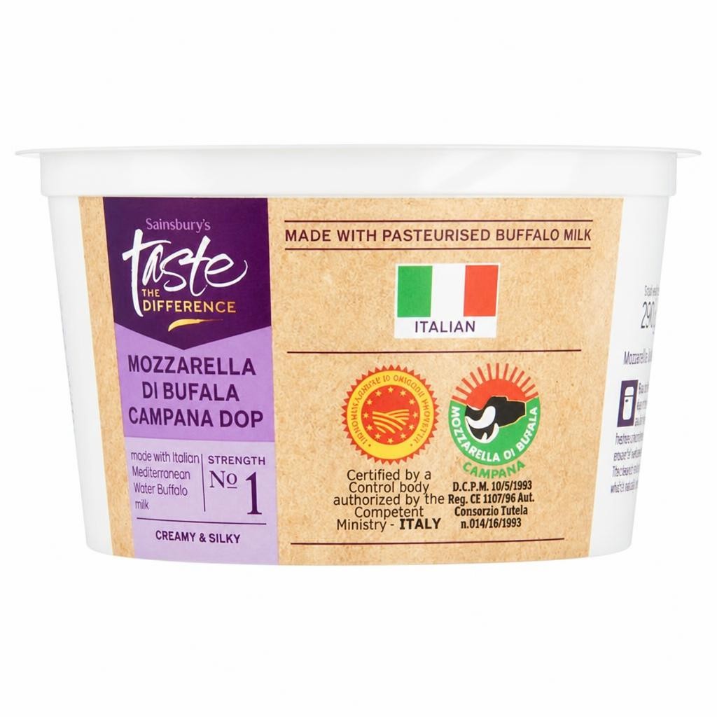 Sainsbury's Buffalo Mozzarella, Taste the Difference 125g