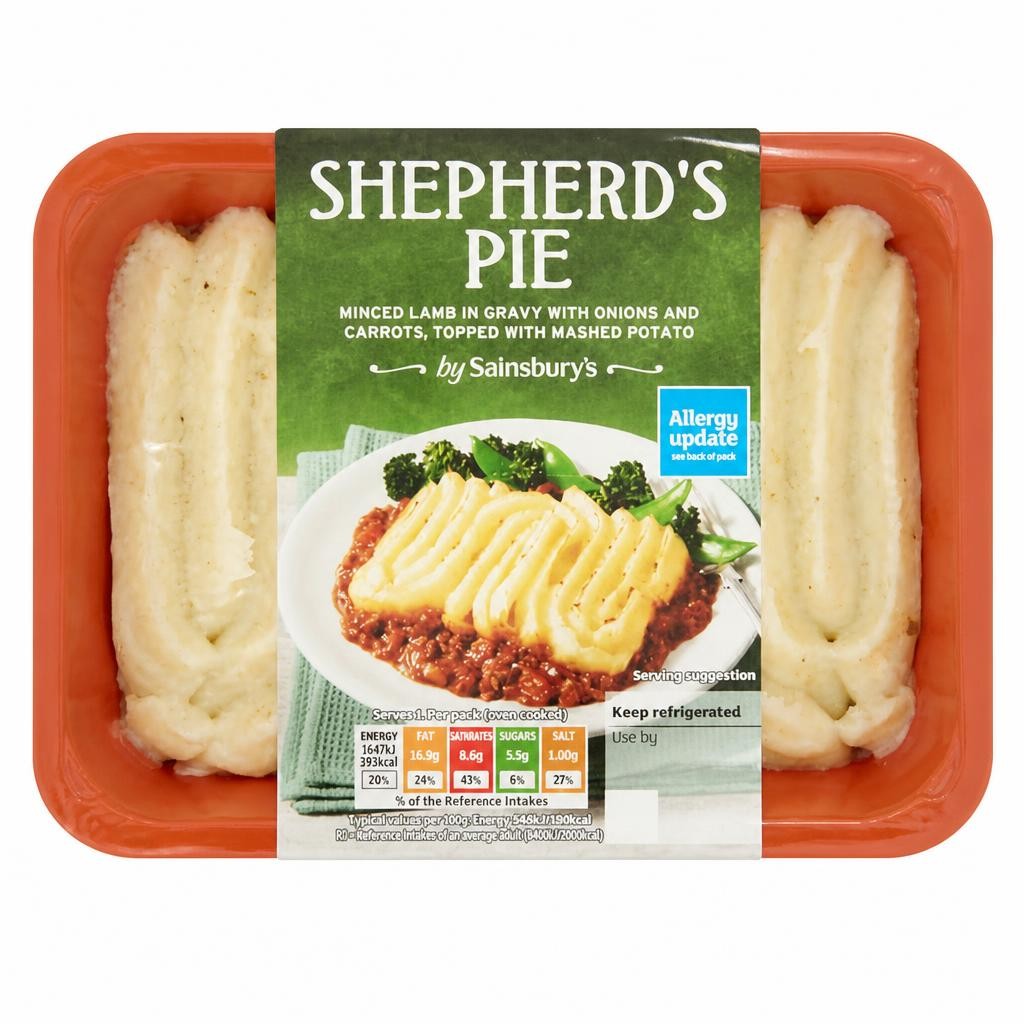 Sainsbury's Shepherds Pie 400g (Serves 1)