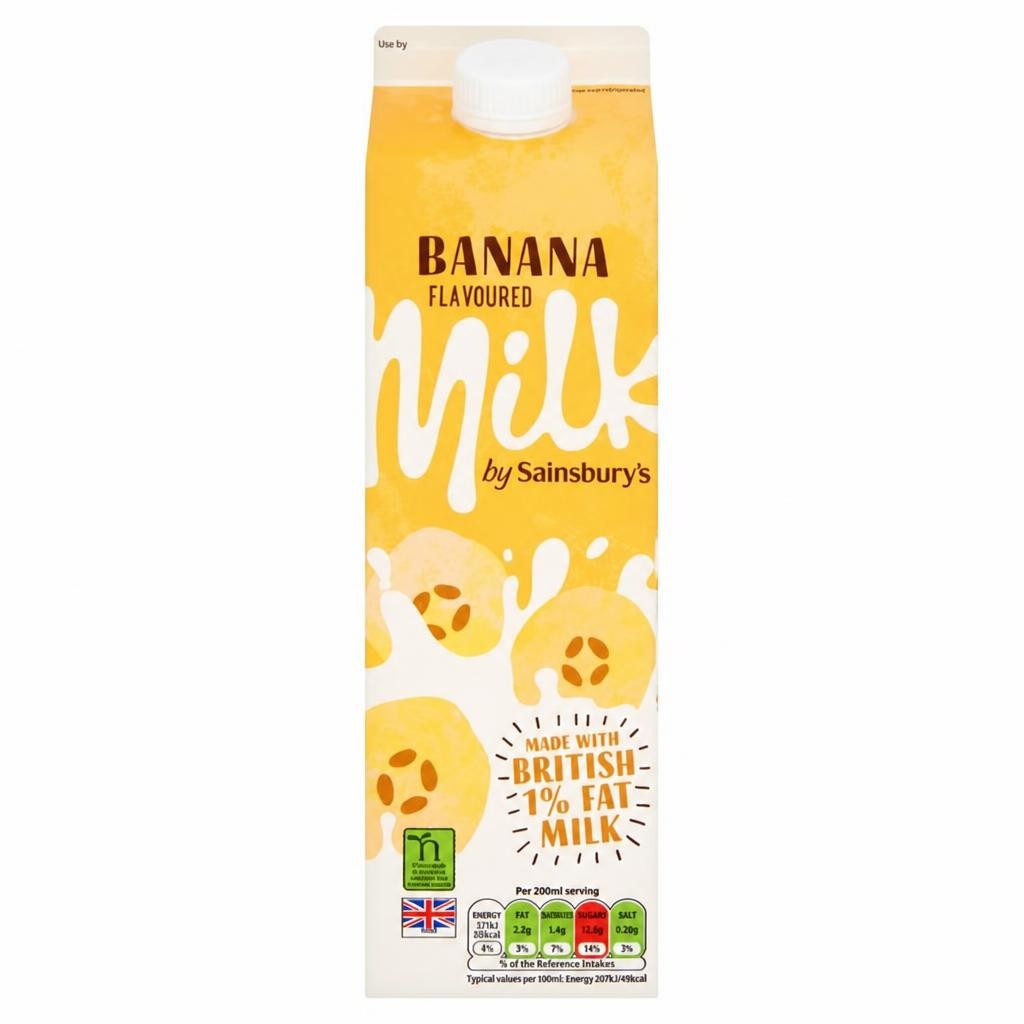 Sainsbury's Banana Milkshake 1L
