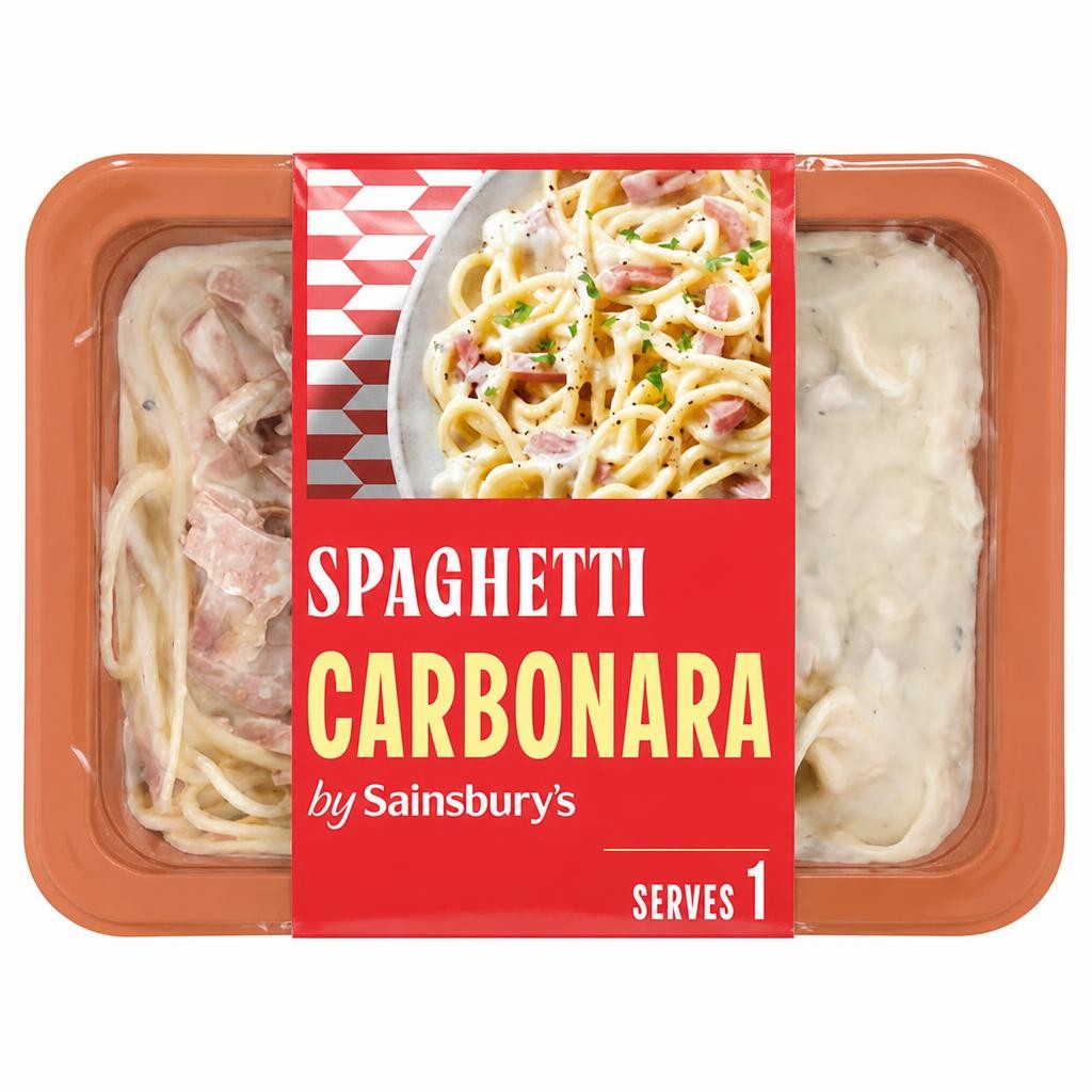 Sainsbury's Spaghetti Carbonara Ready Meal For 1 400g