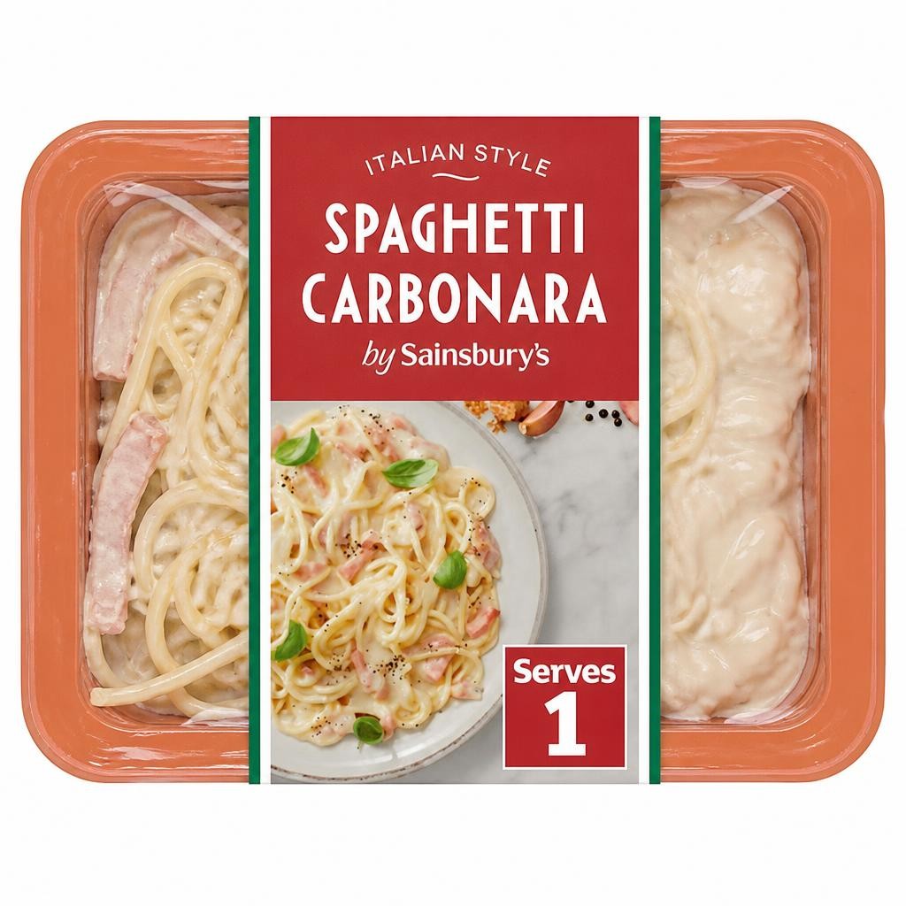 Sainsbury's Spaghetti Carbonara Ready Meal For 1 400g