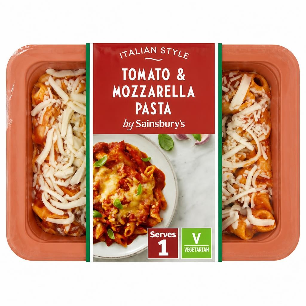 Sainsbury's Tomato & Mozzarella Pasta Bake Ready Meal For 1 400g