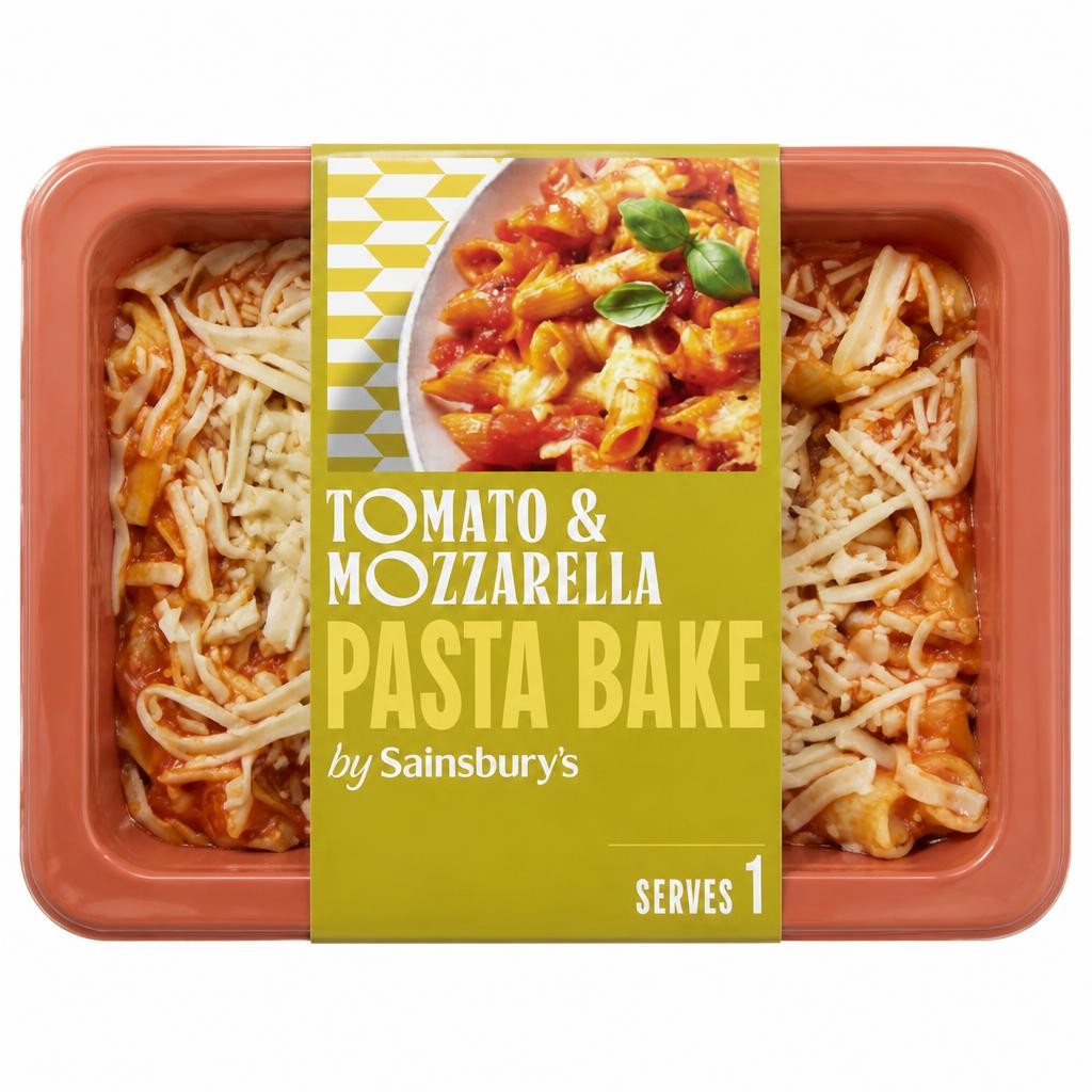 Sainsbury's Tomato & Mozzarella Pasta Bake Ready Meal For 1 400g