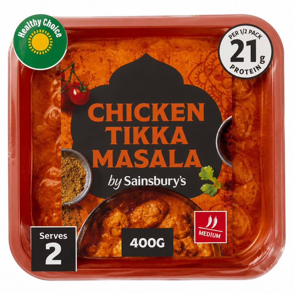 Sainsbury's Indian Chicken Tikka Masala Ready Meal Main For 2 400g