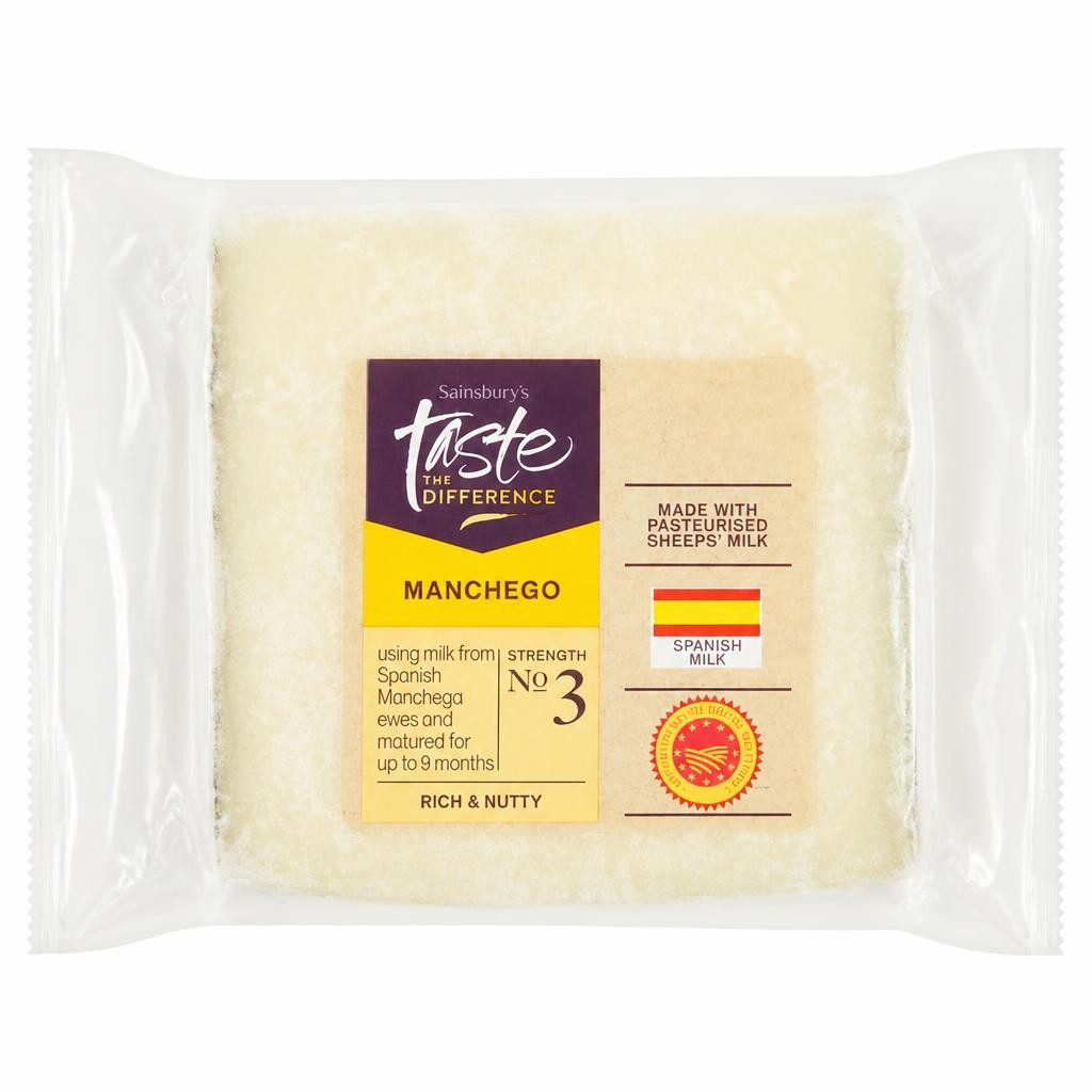 Sainsbury's Spanish Manchego Cheese, Taste the Difference 170g