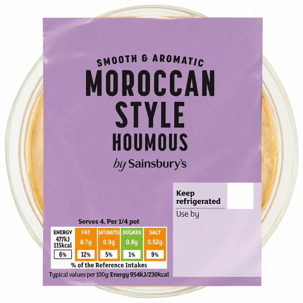 Sainsbury's Aromatic Moroccan Style Houmous 200g