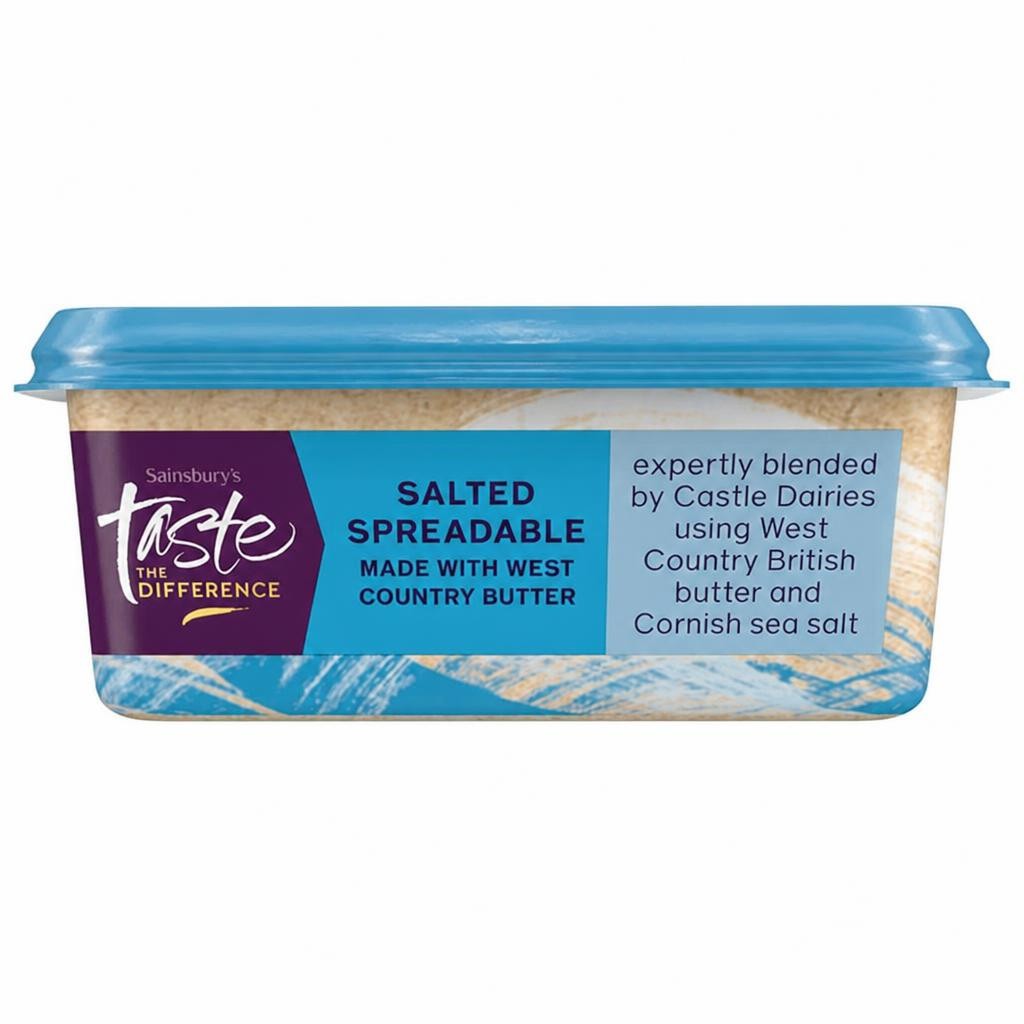Sainsbury's Salted Spreadable, Taste the Difference 250g