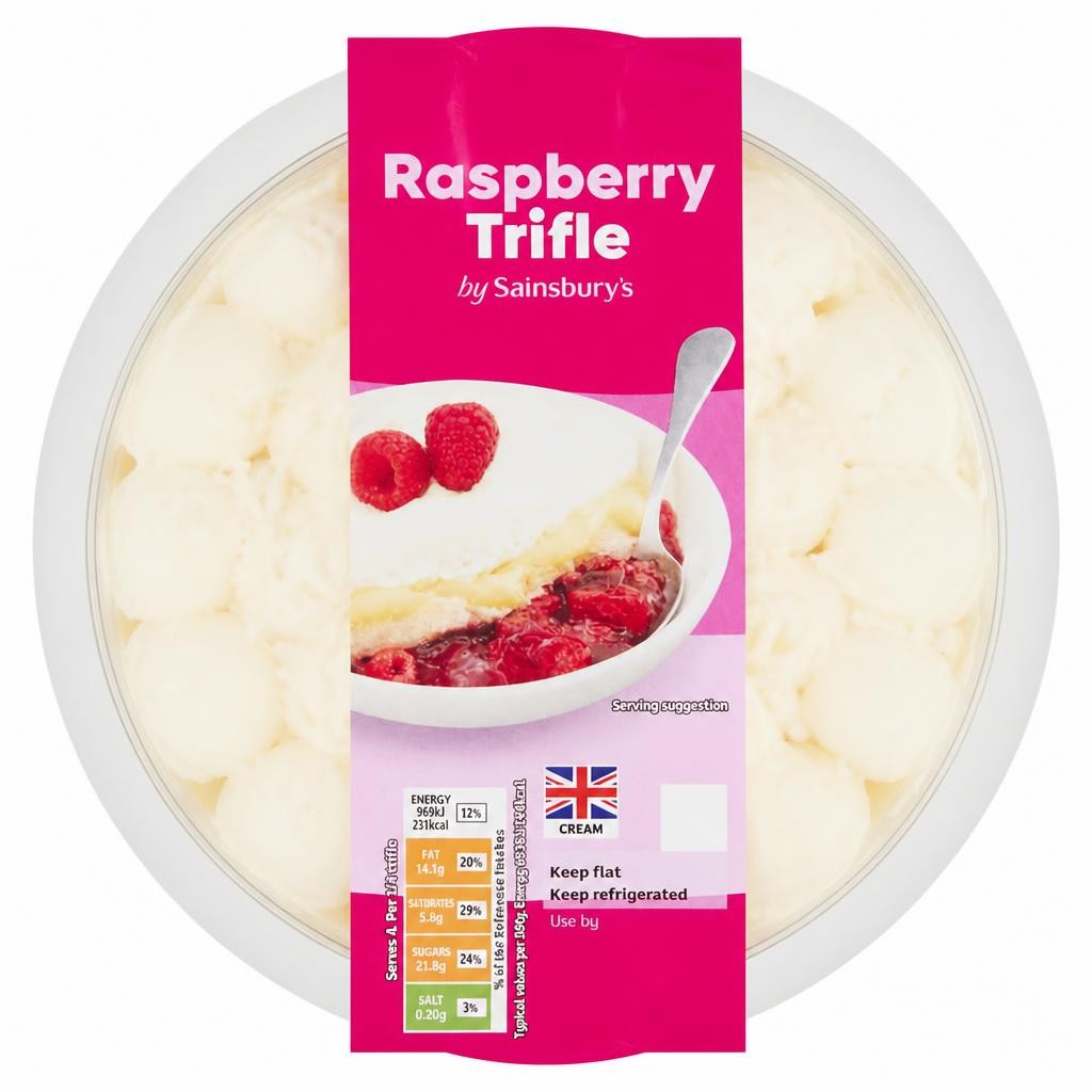 Sainsbury's Raspberry Trifle Dessert 600g