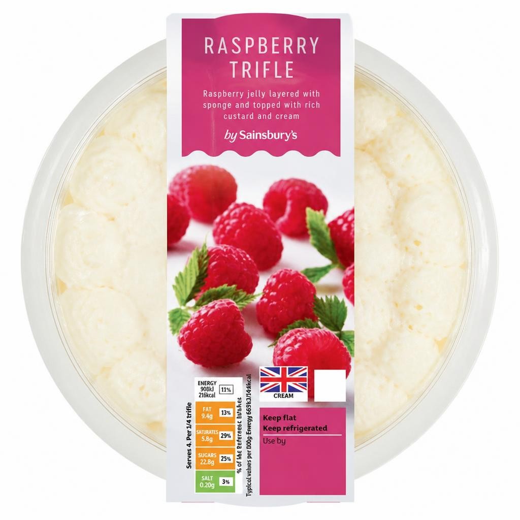 Sainsbury's 600g Raspberry Trifle Dessert