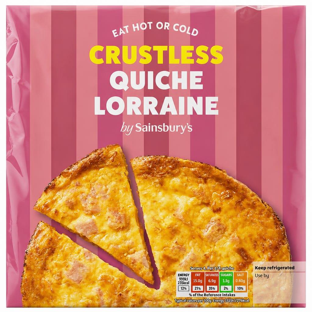 Sainsbury's Crustless Quiche Lorraine 340g