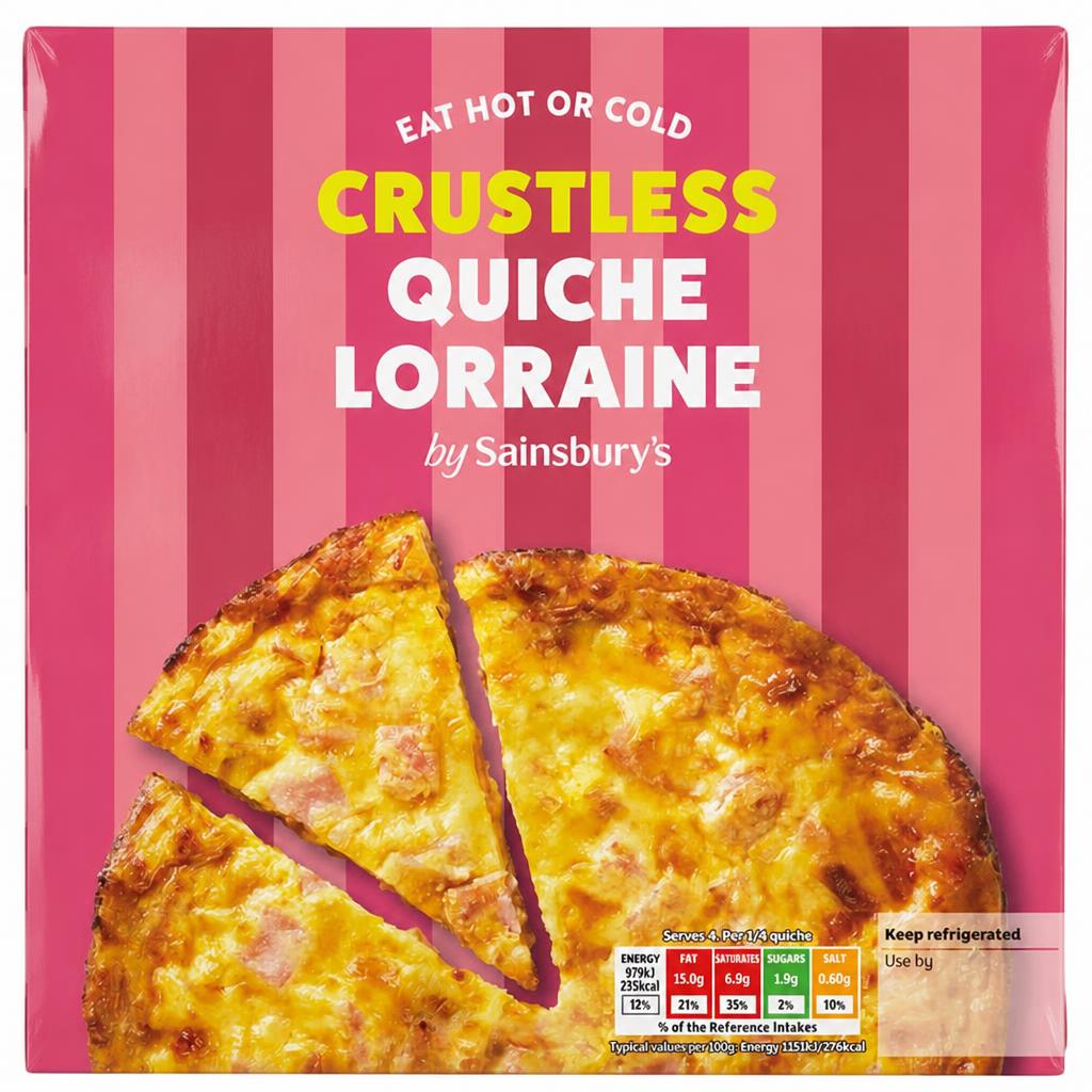 Sainsbury's Crustless Quiche Lorraine 340g