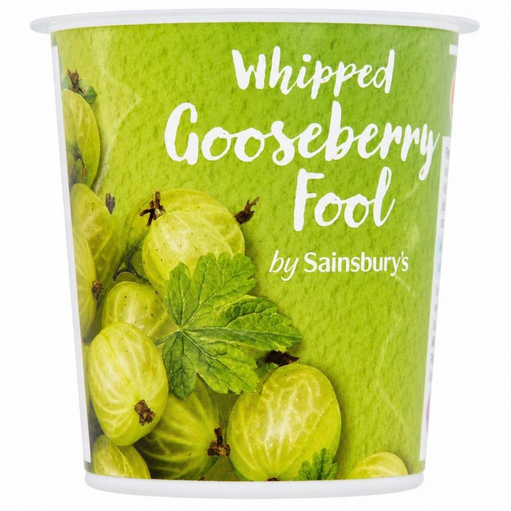 Sainsbury's Fruit Fool Gooseberry 114g