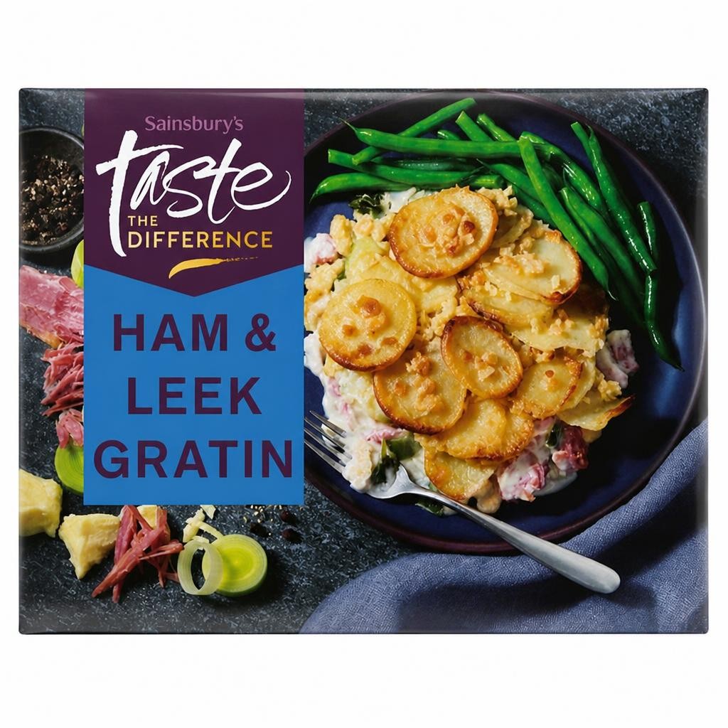 Sainsbury's Ham & Leek Gratin in Rich Cheese Sauce, Taste the Difference 400g (Serves 1)