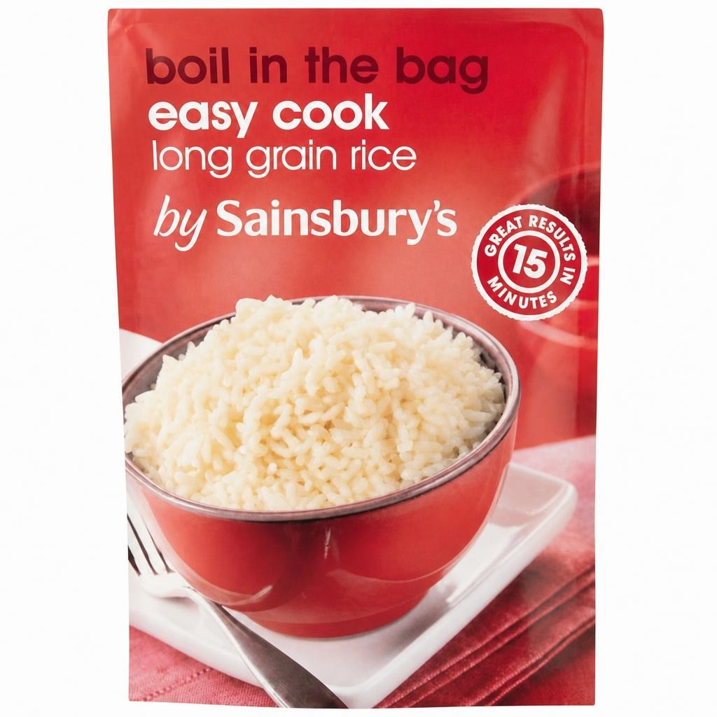 Sainsbury's Boil In The Bag White Rice 4x125g