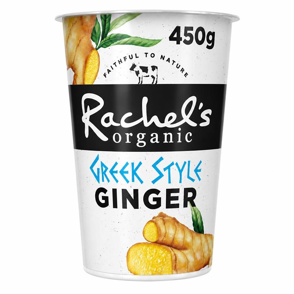 Rachel's Organic Greek Style Ginger Yogurt 450g