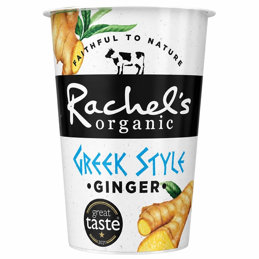 Rachel's Organic Greek Style Ginger Yogurt 450g