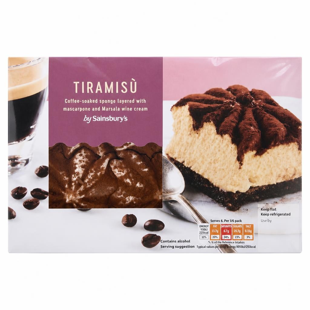 Sainsbury's Tiramisu Italian Dessert 500g
