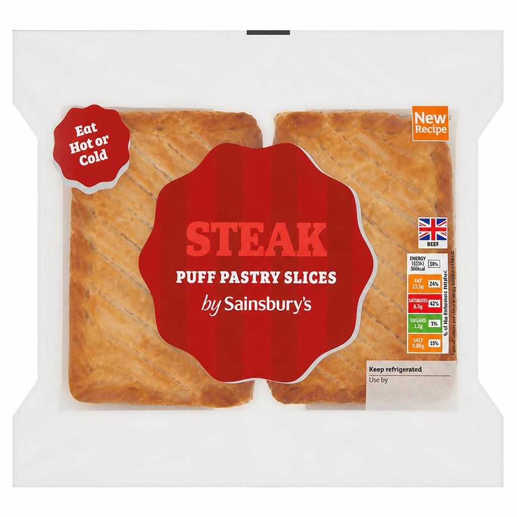 Sainsbury's Steak Slices x2 300g