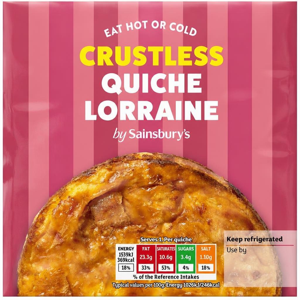 Sainsbury's Crustless Quiche Lorraine 150g