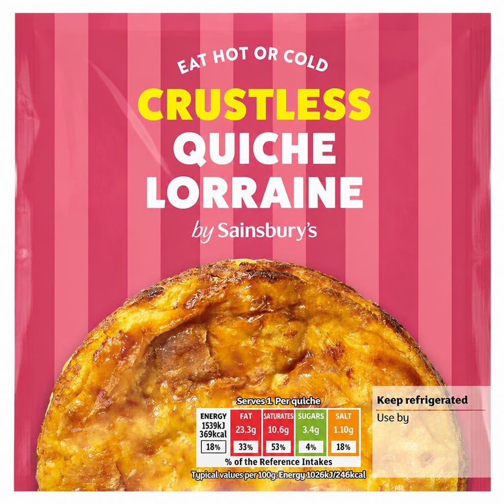 Sainsbury's Crustless Quiche Lorraine 150g