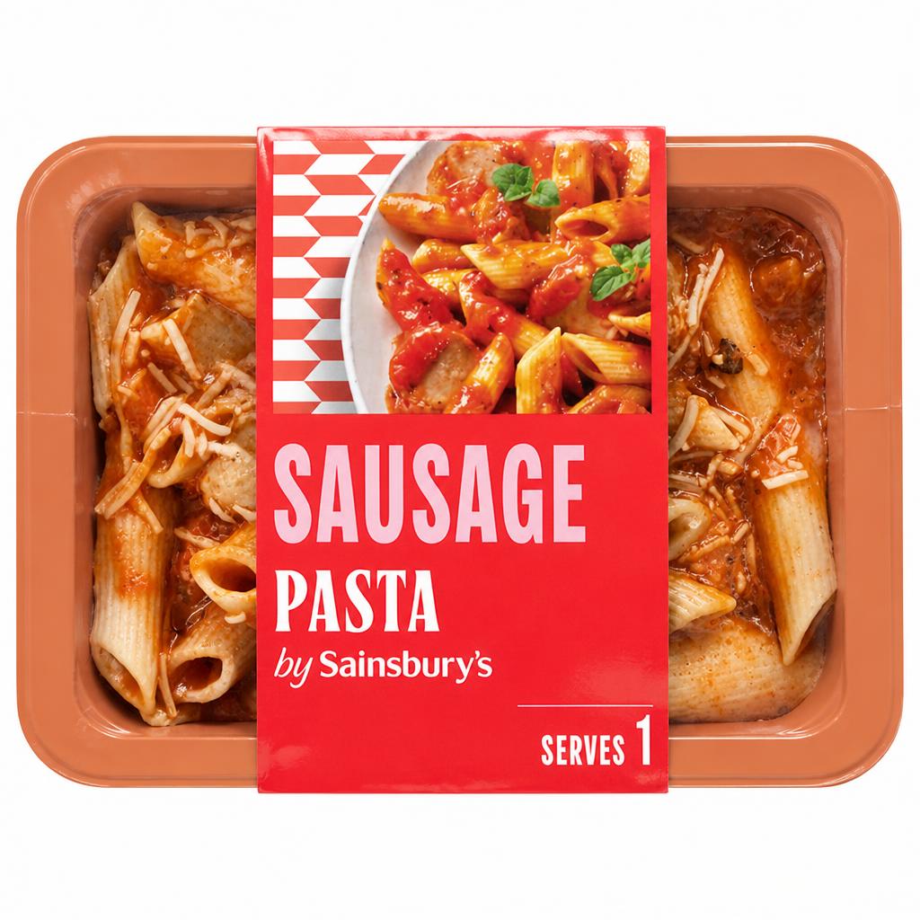 Sainsbury's Sausage Pasta Bake Ready Meal For 1 400g