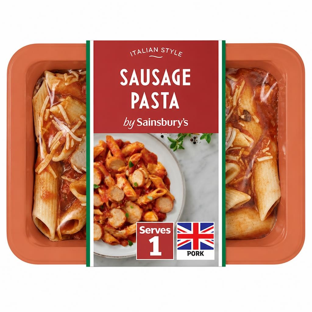 Sainsbury's Sausage Pasta Bake Ready Meal For 1 400g