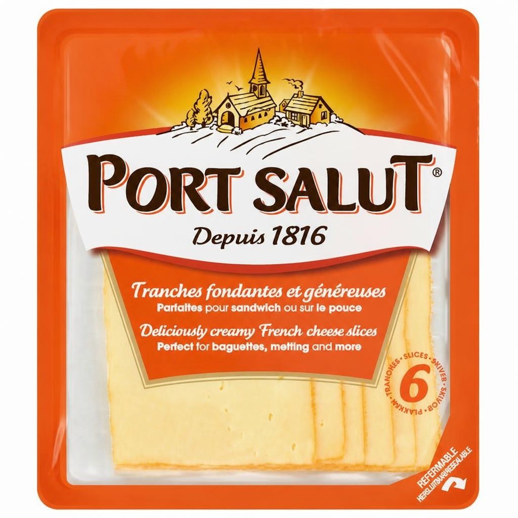 Port Salut French Creamy Cheese Slices 6x20g