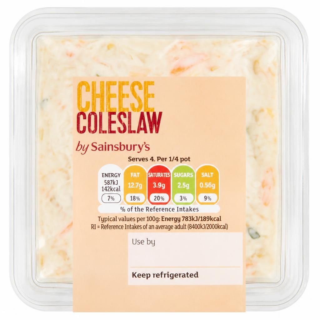 Sainsbury's Crunchy Cheese Coleslaw 300g