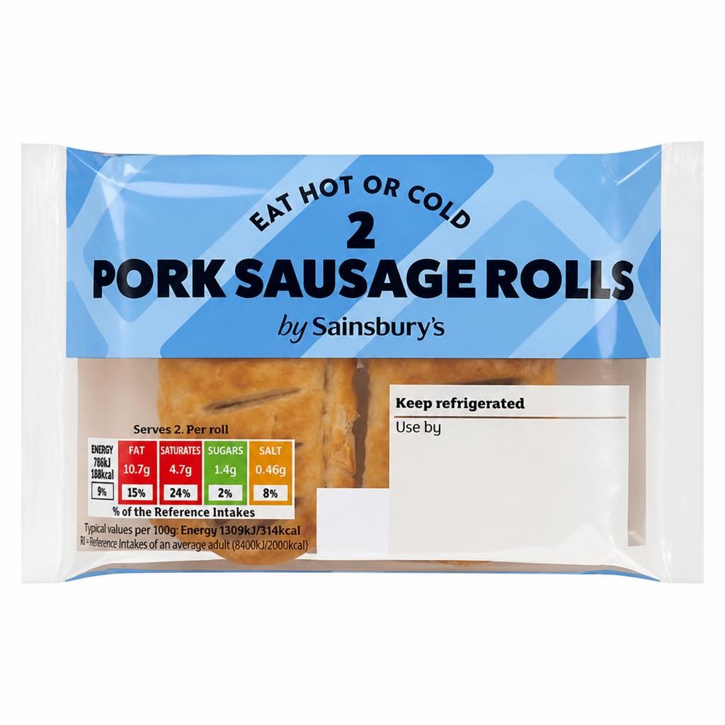 Sainsbury's Sausage Rolls x2 120g