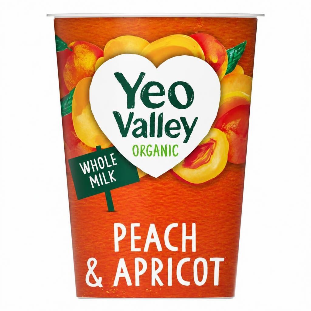 Yeo Valley Organic Peach & Apricot Yogurt 450g