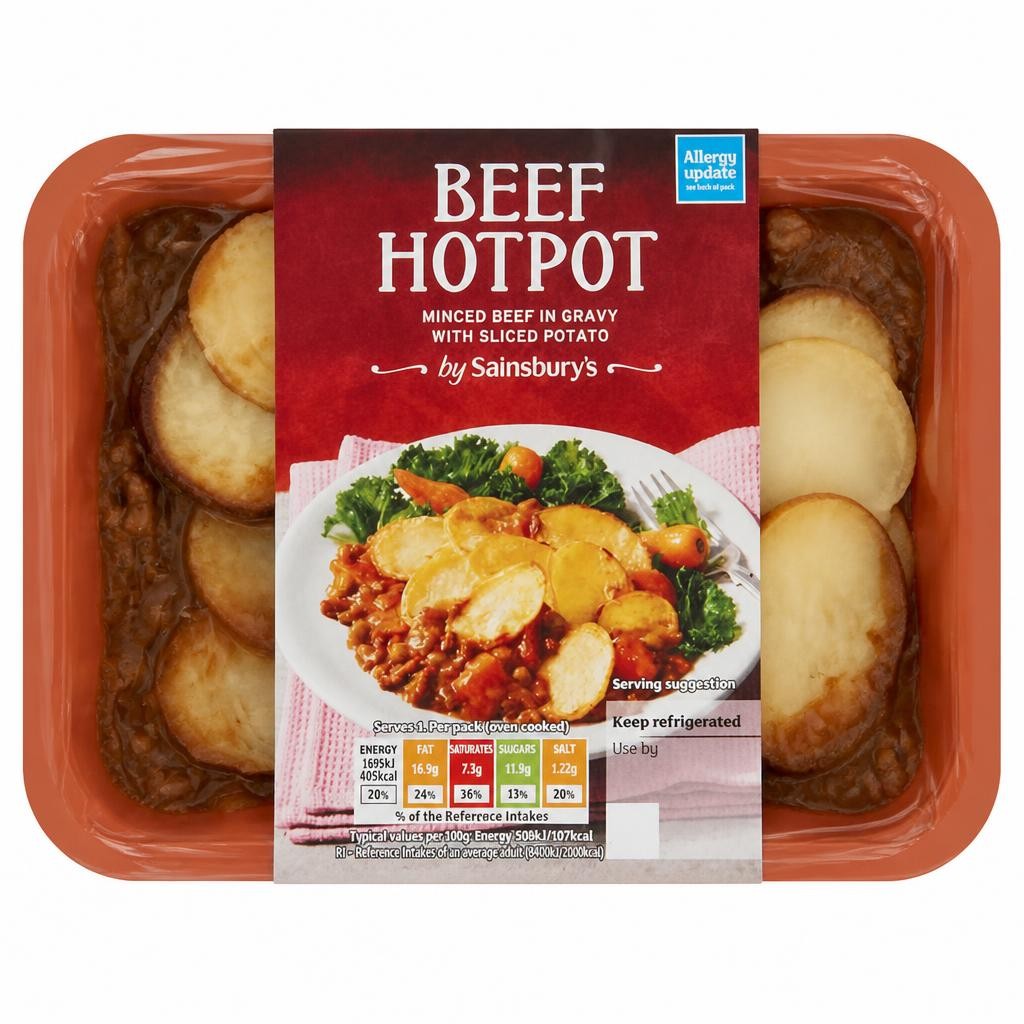 Sainsbury's Beef Hotpot 400g (Serves 1)