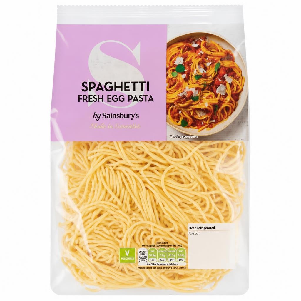 Sainsbury's Fresh Egg Spaghetti 500g