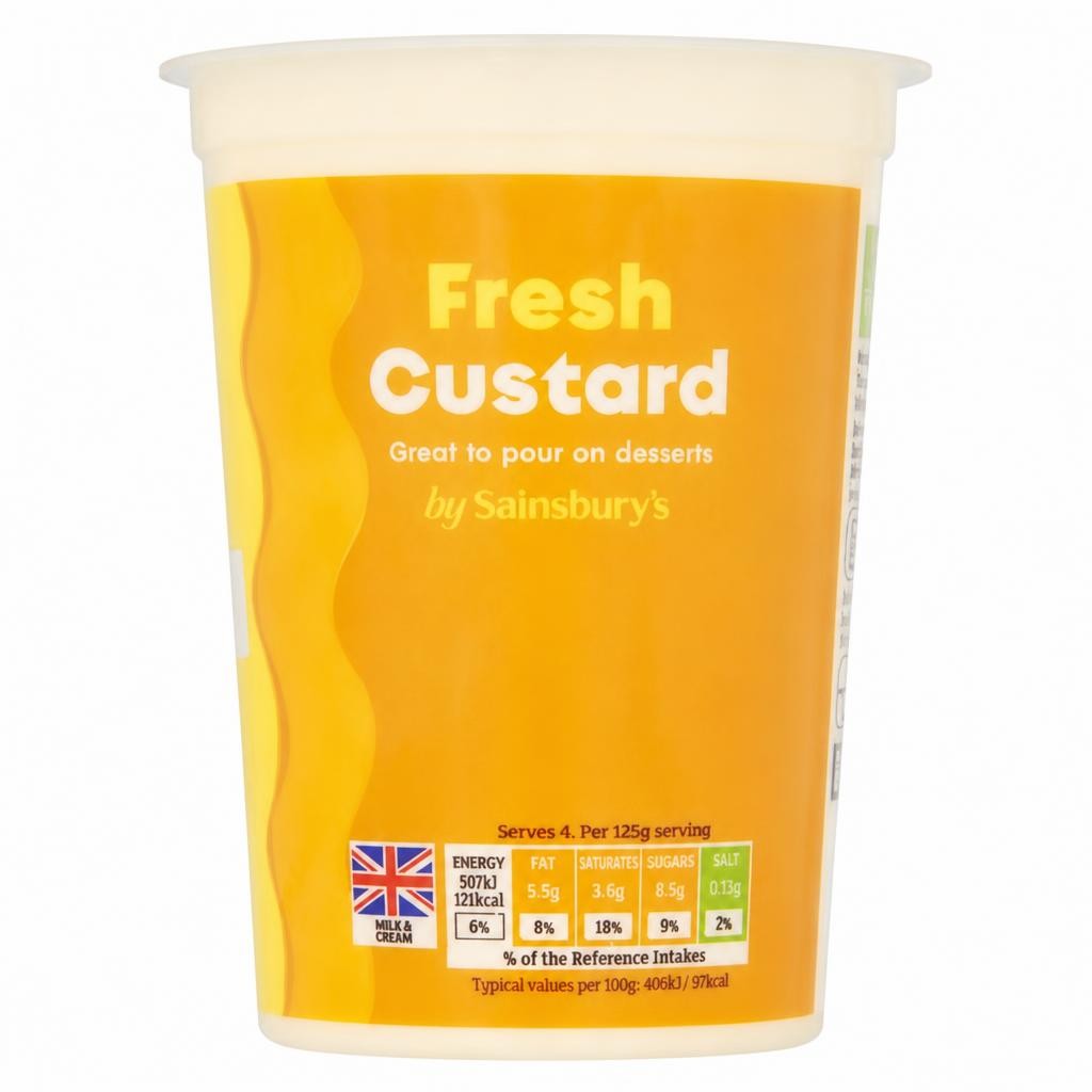 Sainsbury's Fresh Custard 500g