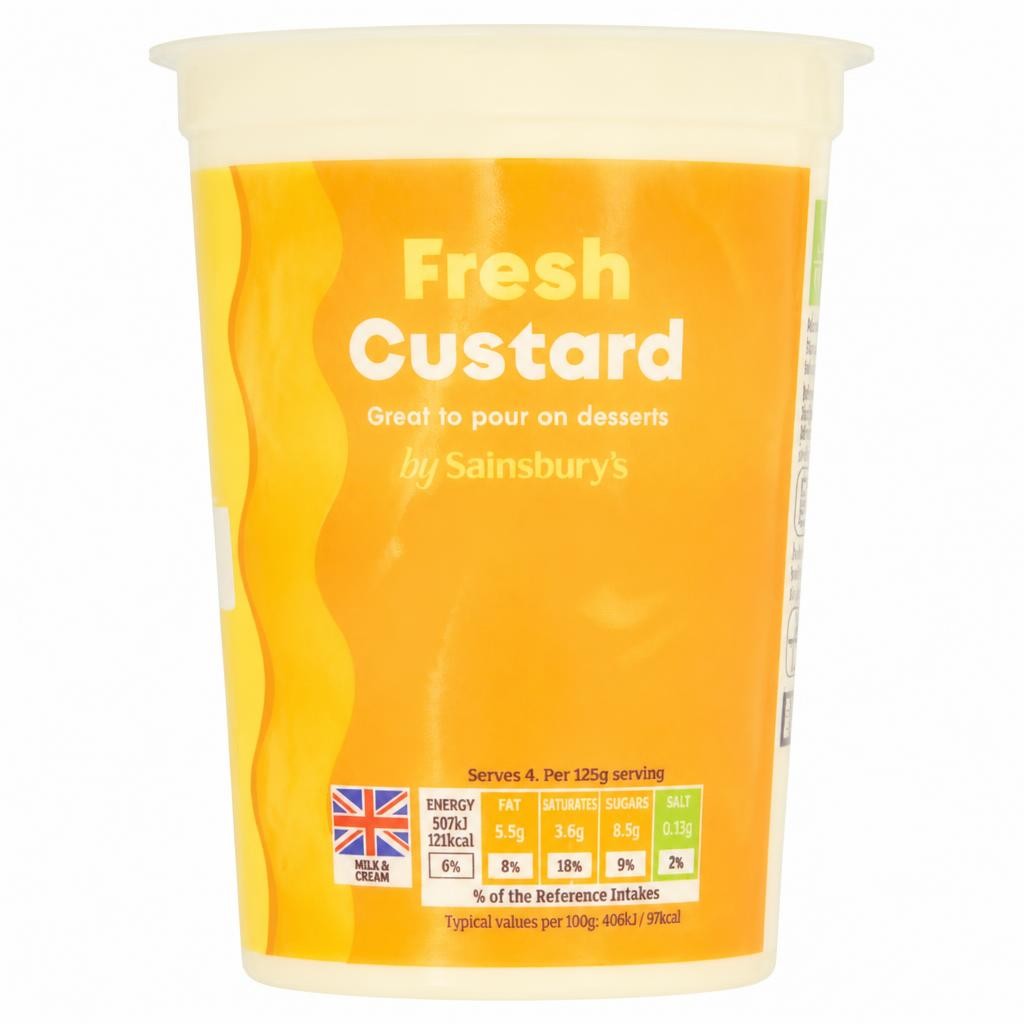 Sainsbury's Fresh Custard 500g