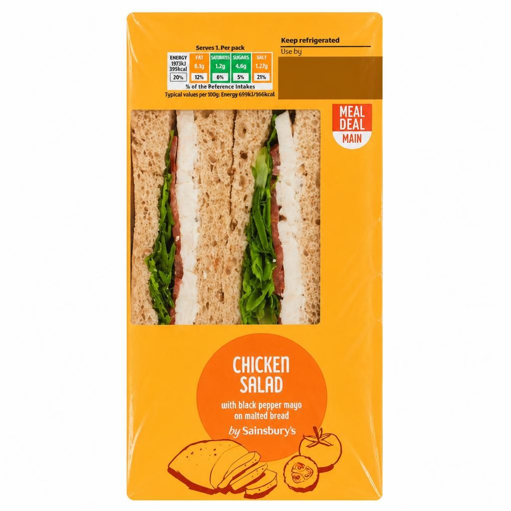 Sainsbury's High Protein Chicken Salad Sandwich