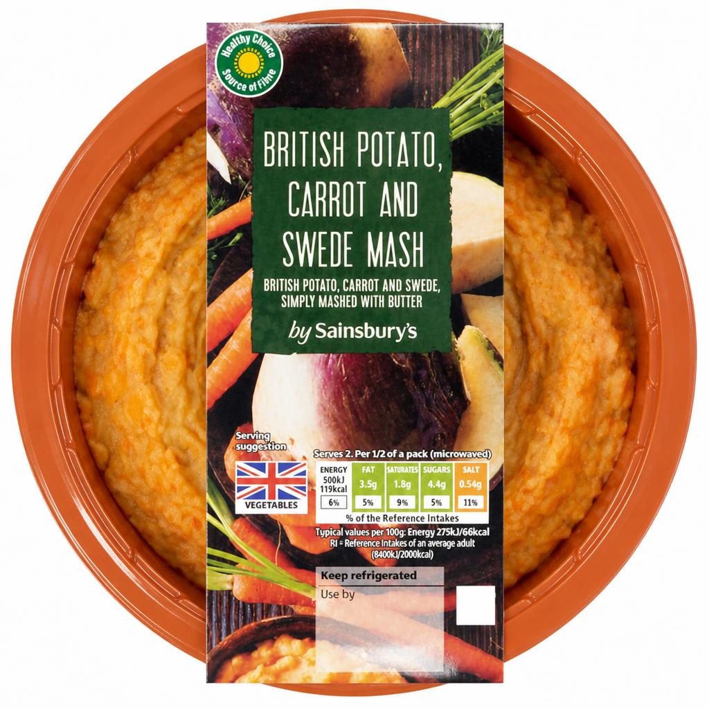 Sainsbury's Carrot & Swede Mash 400g
